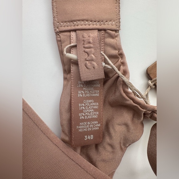 SKIMS NWT Women’s Weightless Scoop Bra in Sienna Size 34 B - Picture 6 of 9